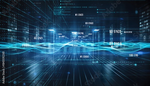 Modern Big Data Environment with Digital Data Streams and Futuristic Analytics Background