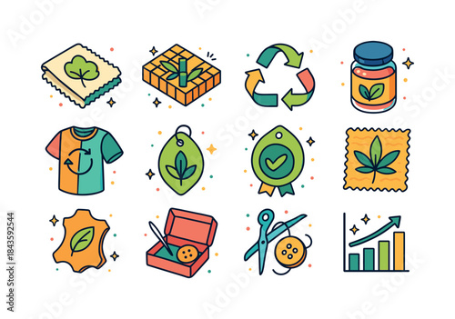 Eco Fashion Icons. Sustainable Fashion and Eco-Friendly Material