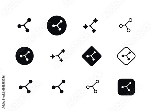 Space Exploration Logos. space exploration. Icon set. Set Logo o