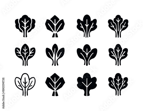 Vegetable Icon Set. Fresh vegetables. Icon set. Set Logo of fres