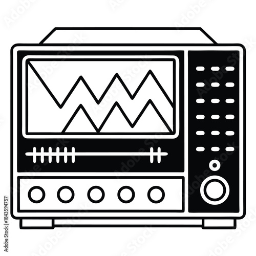 radio icon vector illustration