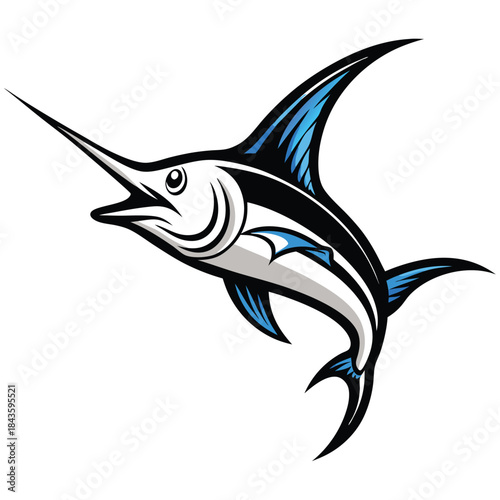 vector illustration of a fish