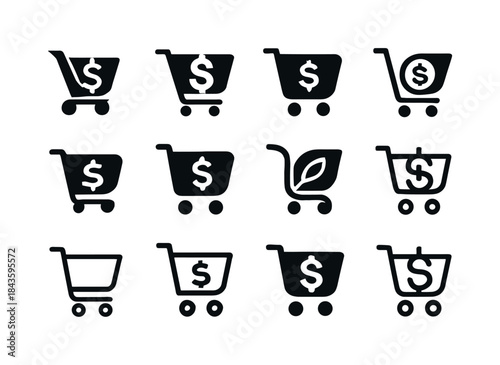 Online Entrepreneurship Icons. Online entrepreneurship. Icon set