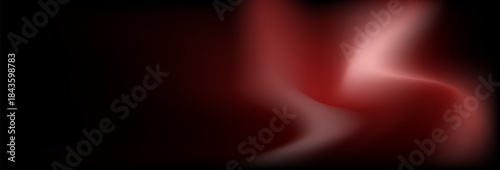 Banner background with dark red glowing wave and dramatic gradient.