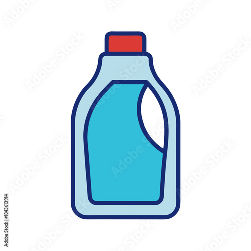 vector clip art fabric softener on white background for web and graphic design
