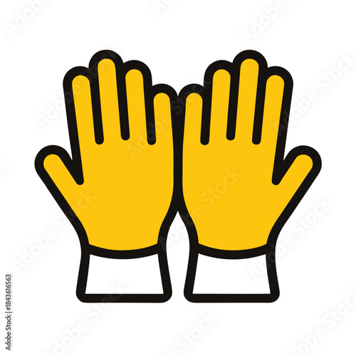 vector clip art raincoat on white background for web and graphic design