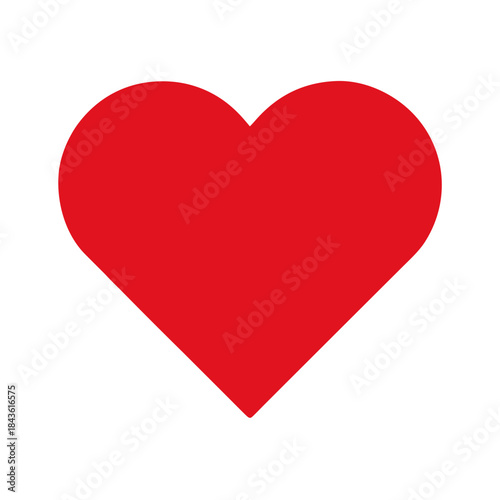vector clip art red heart on white background for web and graphic design Free Download vector clip art red heart on white background for web and graphic design - GFXLoad