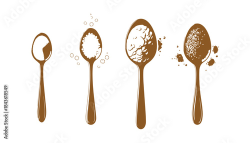 Spoon featuring sugar, salt, flour, or some other ingredient icon

