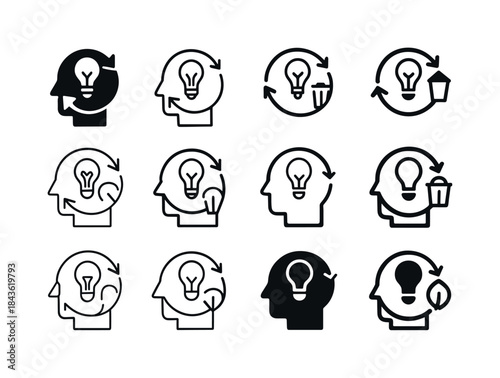 Design Thinking Icons. The role of design thinking in reducing w