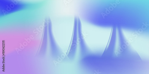 Abstract wave background advertising vector shiny colorful line blue