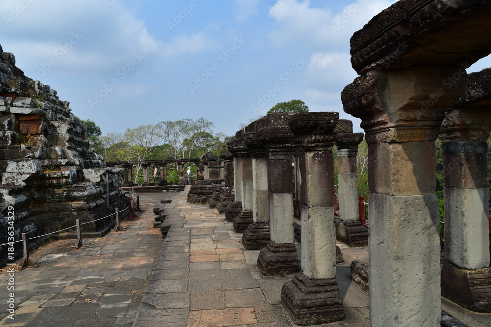 Fototapeta premium カンボジア シェムリアップ遺跡群 パプーオン