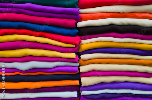 Multi Coloured Catalogue of Clothing Materials and Designs background