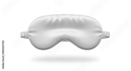 Soft White Eye Mask for Restful Sleep and Deep Relaxation