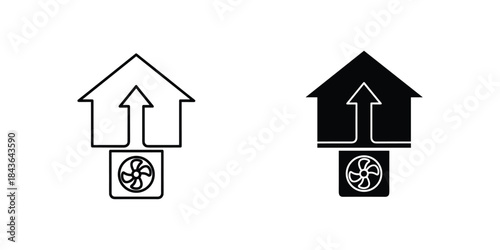 Air conditioner vent symbols