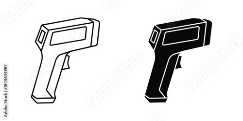 Two digital thermometers