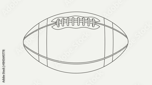 Vintage grunge american football sport vector illustration featuring a team ball icon and black sketch art design on a stylized game background
