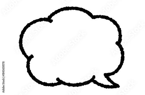 Handwritten-style speech bubbles. Pen-drawn comic speech bubbles.