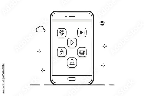 stacked server rack data center icon