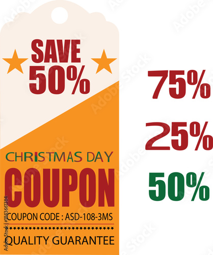 Christmas day coupon with save 50 percent off