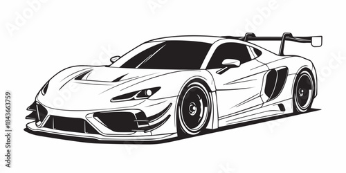 vector illustration of a car