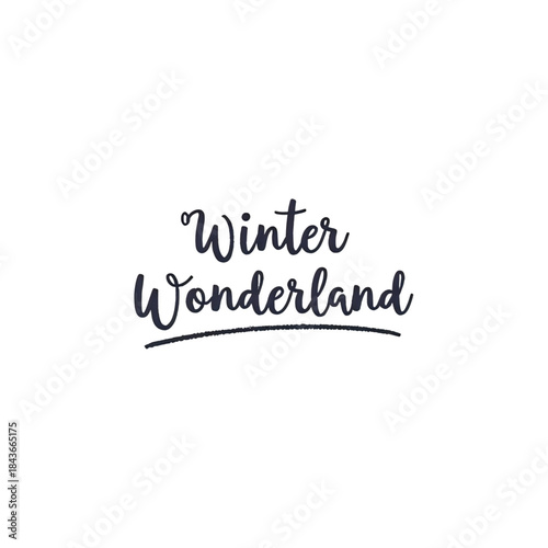 winter wonderland text 