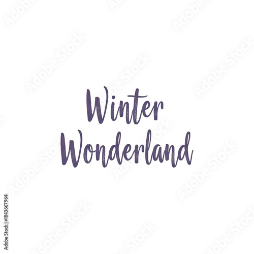 winter wonderland text