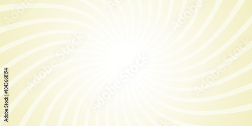 Sun rays retro vintage style pale goldenrod yellow background. Radial and swirl Sunburst pattern background. Rays backdrop. Summer banner vector illustration