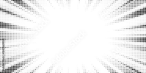 Abstract comic book flash explosion radial lines on transparent background. Vector illustration superhero design