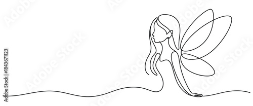 Fairy Illustration with Transparent Background