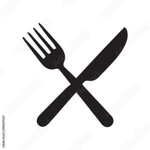 Spoon, for k, and knife set on a white background