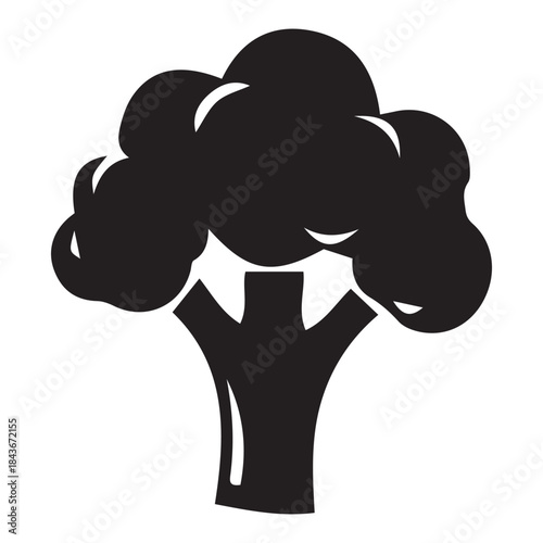 Black and white vector illustration of a man silhouette in the rain