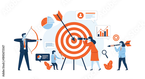 Teamwork and strategy business success