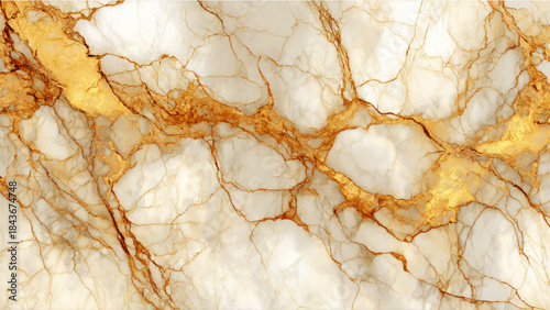 Luxury marble texture with gold veining background design