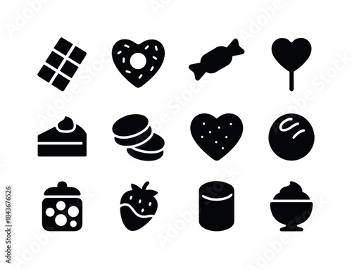 Valentine's Sweet Icons. Valentine