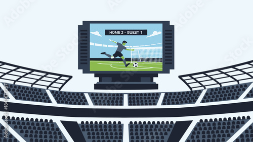 Digital technology concept with a computer monitor and mouse near a notebook for online shopping