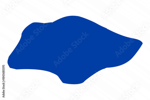 Abstract Blue Singapore Simple Map