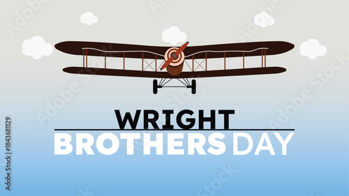 Wright Brothers Day Celebrating the Pioneers of Flight design