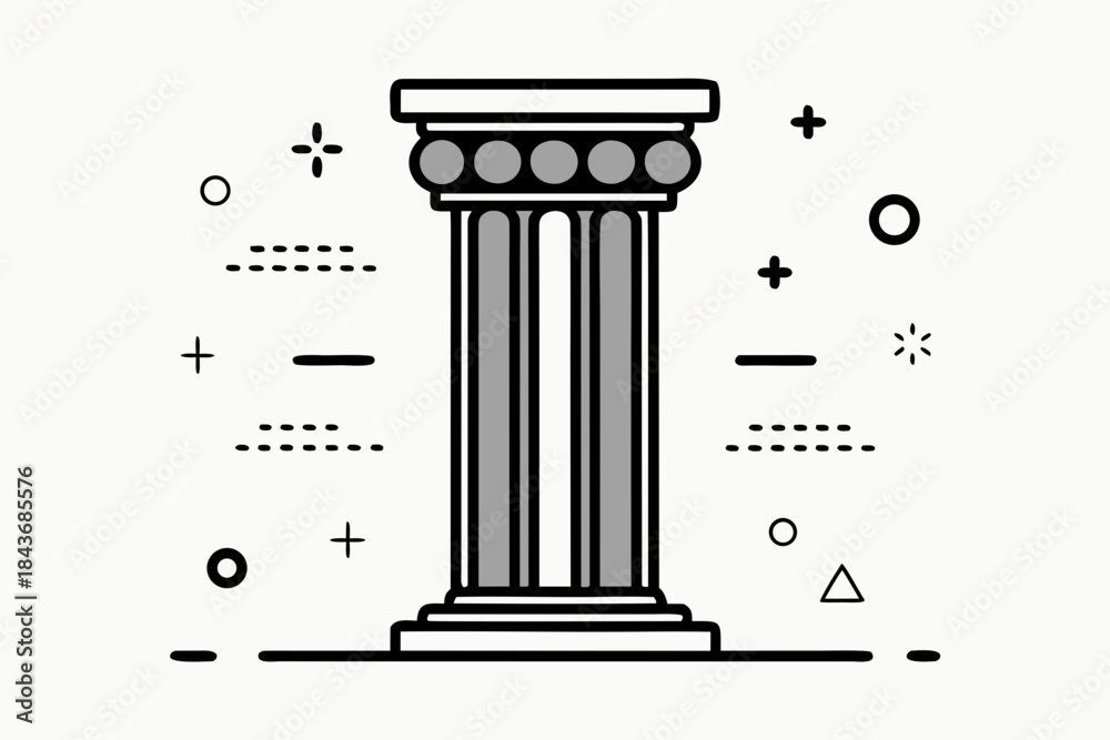 Obraz premium daily column layout am pm schedule icon