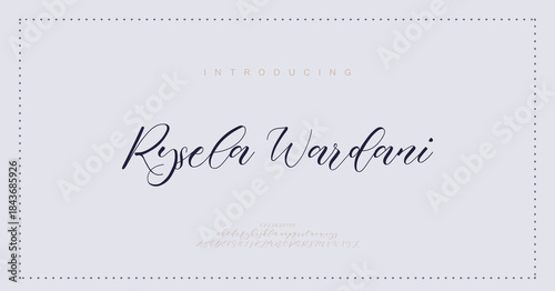 Luxury alphabet letters font. Typography elegant wedding classic lettering serif fonts decorative vintage retro concept. vector illustration
