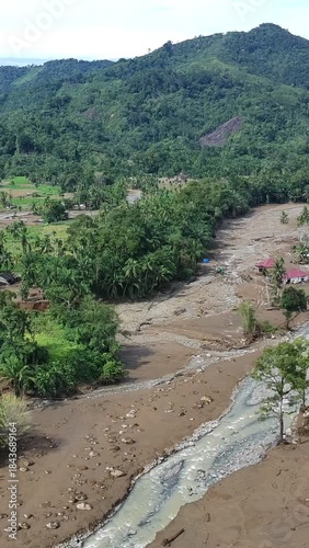 housing was destroyed by flooding