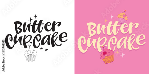 Cute hand drawn doodle lettering quote about cake. Lettering for t-shirt design, mug print, bag print, clothes fashion. 100% hand drawn vector image.
