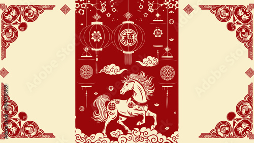 Minimalist landscape illustration of a single tree on a rolling green hill under a blue sky