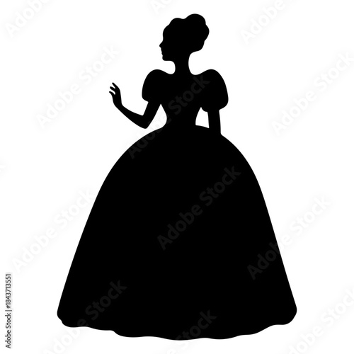 Vintage Princess Icon: Representing Timeless Elegance and Charm