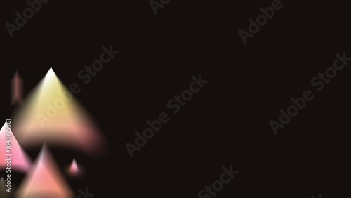 Modern Abstract Background with Colorful Objects - New Pattern Background