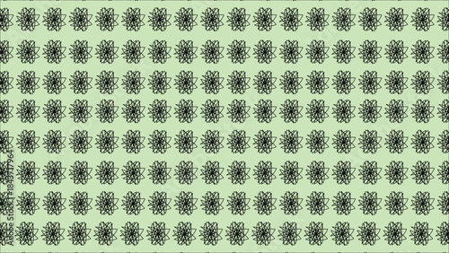  Repeating Pattern Black Floral Motifs Diamond Stock background