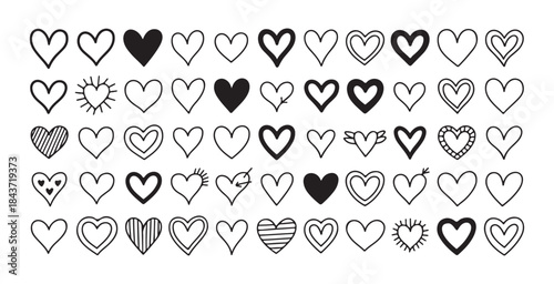 Notification bell line icon set with alerts and signals for digital communication interfaces