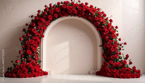 photo background with red roses for valentines day 