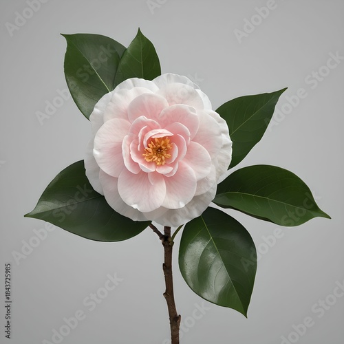 pink rose isolated on white