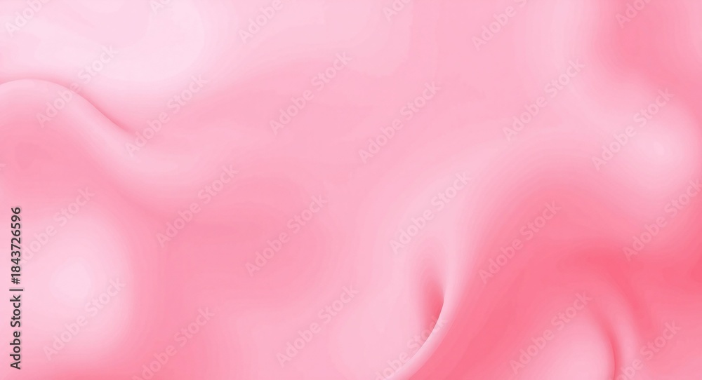 Fototapeta premium Soft pink fabric waves gentle flowing texture background