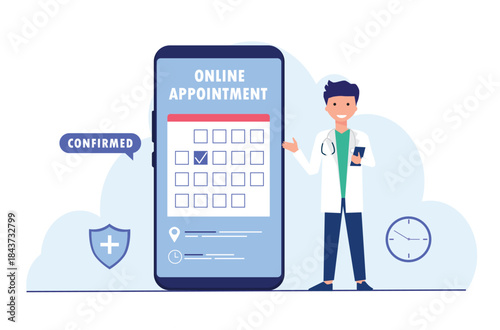Online Appointment system and digital scheduling. Medical appointment online